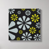 Abstract Bloemen canvas print (Voorkant)