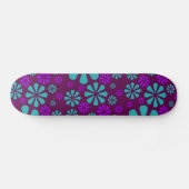 Abstract Bloemen skateboard (Horizontaal)
