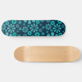 Abstract Bloemen skateboard (Horizontaal)
