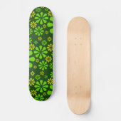 Abstract Bloemen skateboard (Voorkant)