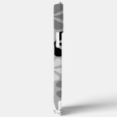 Abstract Bloemen Zwart Wit Grijs Case-Mate iPhone Case (Achterkant / Rechts)