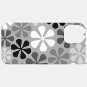 Abstract Bloemen Zwart Wit Grijs Case-Mate iPhone Case (Achterkant / Rechts)