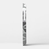 Abstract Bloemen Zwart Wit Grijs Case-Mate iPhone Case (Achterkant / Links)