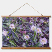 Abstract bloemenbos hangend wandkleed (Voorkant)