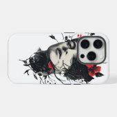 Abstract Bloemendesign iPhone Hoesje (Achterkant horizontaal)