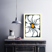 Abstract Bloemenmuur Art Canvas