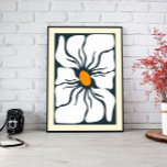 Abstract Bloemenmuur Art Canvas<br><div class="desc">Voeg een vleugje modern Scandinavisch design toe aan uw huis met deze prachtige abstracte landschapsprint.</div>
