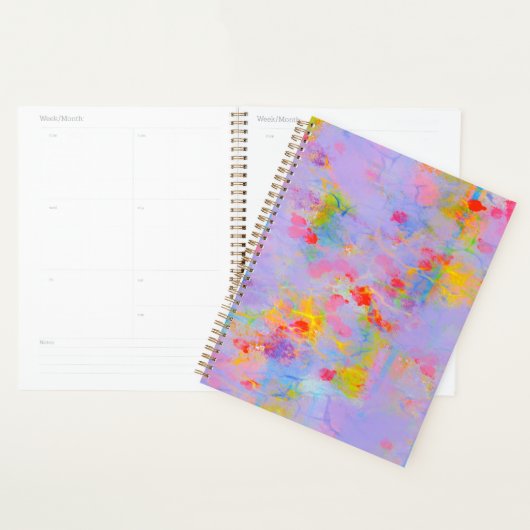 Abstract Bloemenveld Ontwerp Planner (Display)