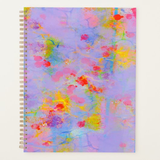 Abstract Bloemenveld Ontwerp Planner (Voorkant)