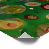 Abstract bloemenveld poster (Hoek)