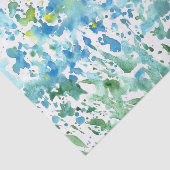 'Abstract bloemenveld' Tissuepapier (Detail)