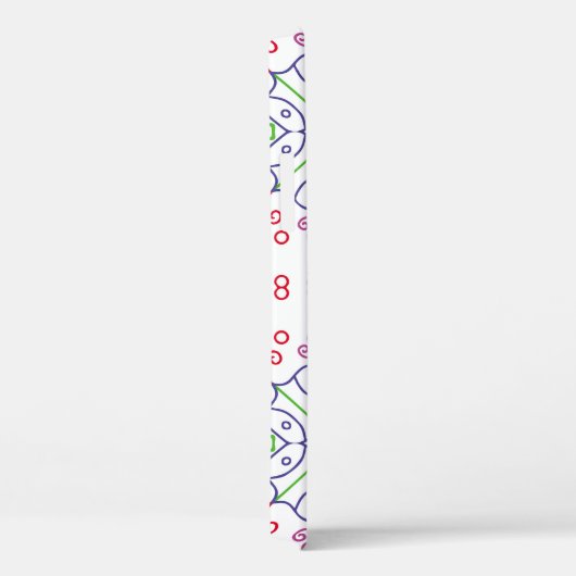 Abstract bloemetjesontwerp abstract, kunst, thuis Case-Mate iPhone case (Achterkant / Rechts)