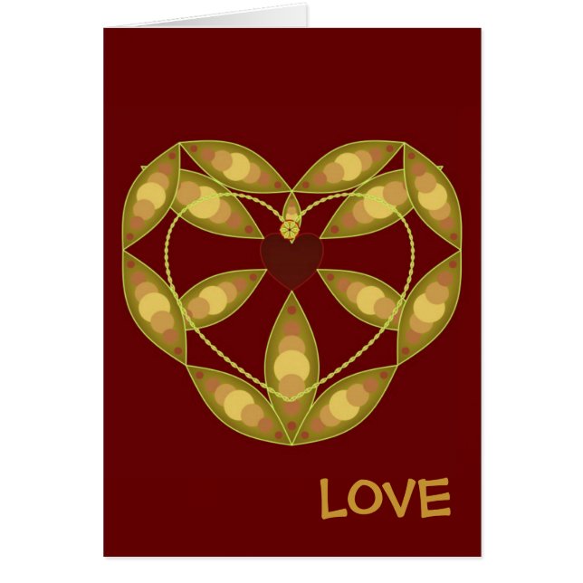 Abstract bloemhart (Voorkant)