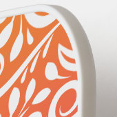 Abstract bloemig elegante ombrégrafiek monogram pickleball paddle (Links Detail)