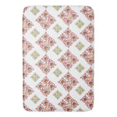 Abstract Bloemmotief Geometrisch Patroon Badmat (Voorkant Verticaal)