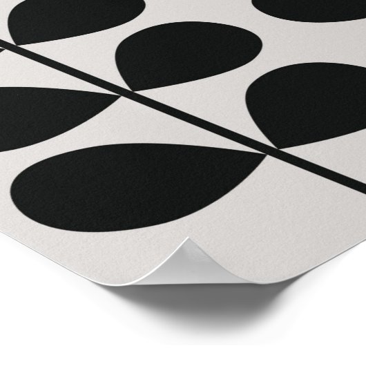 Abstract bloemmotief naadloos patroon. Noordse sti Poster (Hoek)