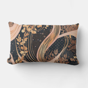 Abstract bloemmotief, stippen van polka, wijnstokk buitenkussen
