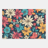 Abstract bloemmotief voor elke gelegenheid inpakpapier vel (Voorkant 2)