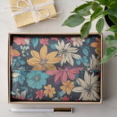 Abstract bloemmotief voor elke gelegenheid tissuepapier (Geschenk)