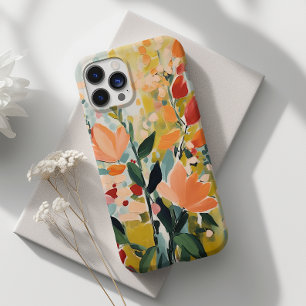 Abstract bloemontwerp Floral Artistic Case-Mate iPhone 14 Pro Max Hoesje