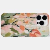 Abstract bloemontwerp Floral Artistic Case-Mate iPhone Case (Achterkant (horizontaal))