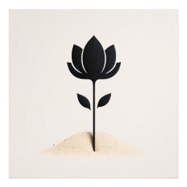 Abstract bloemontwerp foto afdruk