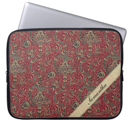 Abstract bloemontwerp Laptop Sleeve