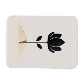 Abstract bloemontwerp magneet (Horizontaal)