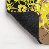 abstract bloemontwerp muismat (Hoek)