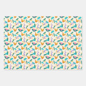 Abstract bloempapier inpakpapier vel (Voorkant)