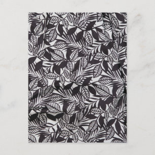 Abstract bloempatroon briefkaart