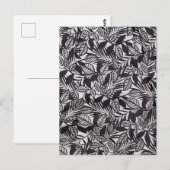 Abstract bloempatroon briefkaart (Voorkant / Achterkant)