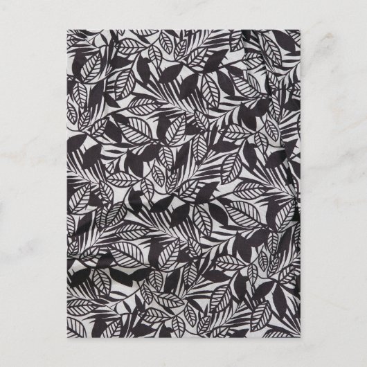 Abstract bloempatroon briefkaart (Voorkant)