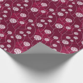 Abstract bloempatroon cadeaupapier (Hoek)