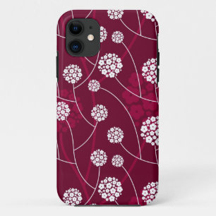 Abstract bloempatroon Case-Mate iPhone case