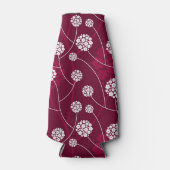 Abstract bloempatroon flesjeskoeler (Voorkant)