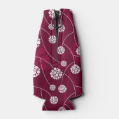 Abstract bloempatroon flesjeskoeler (Achterkant)