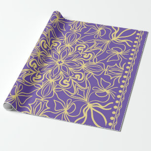 Abstract bloempatroon. geometrie, mandala design cadeaupapier