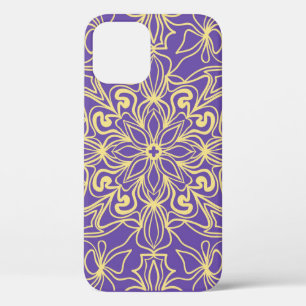 Abstract bloempatroon. geometrie, mandala design Case-Mate iPhone case