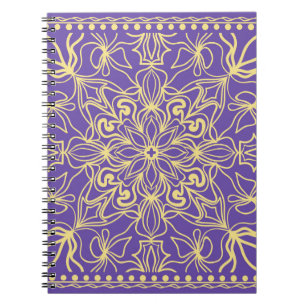 Abstract bloempatroon. geometrie, mandala design notitieboek