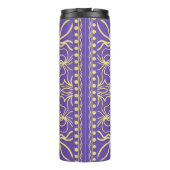 Abstract bloempatroon. geometrie, mandala design thermosbeker (Achterkant)