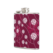 Abstract bloempatroon heupfles (Links)