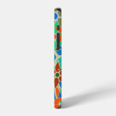 Abstract bloempatroon iPhone hoesje (Linkerkant)