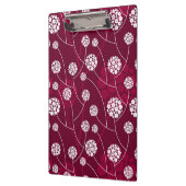 Abstract bloempatroon klembord (Links)