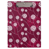 Abstract bloempatroon klembord (Voorkant)