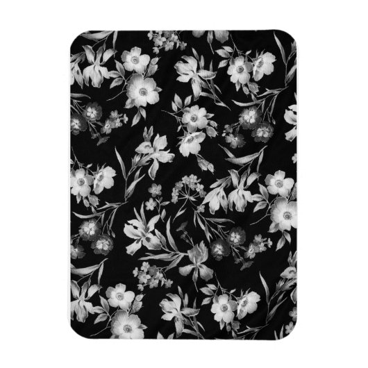 Abstract bloempatroon magneet (Verticaal)