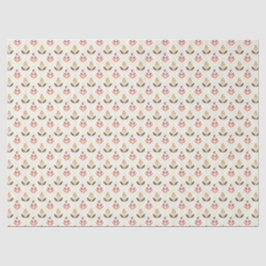 Abstract bloempatroon met afwisselende ontwerpen tissuepapier