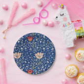 Abstract bloempatroon papieren bordje (Feest)