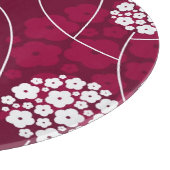 Abstract bloempatroon snijplank (Hoek)