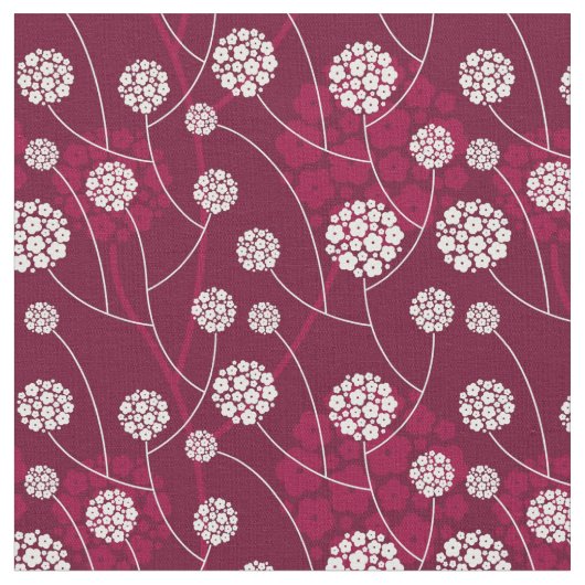 Abstract bloempatroon stof (Close Up)